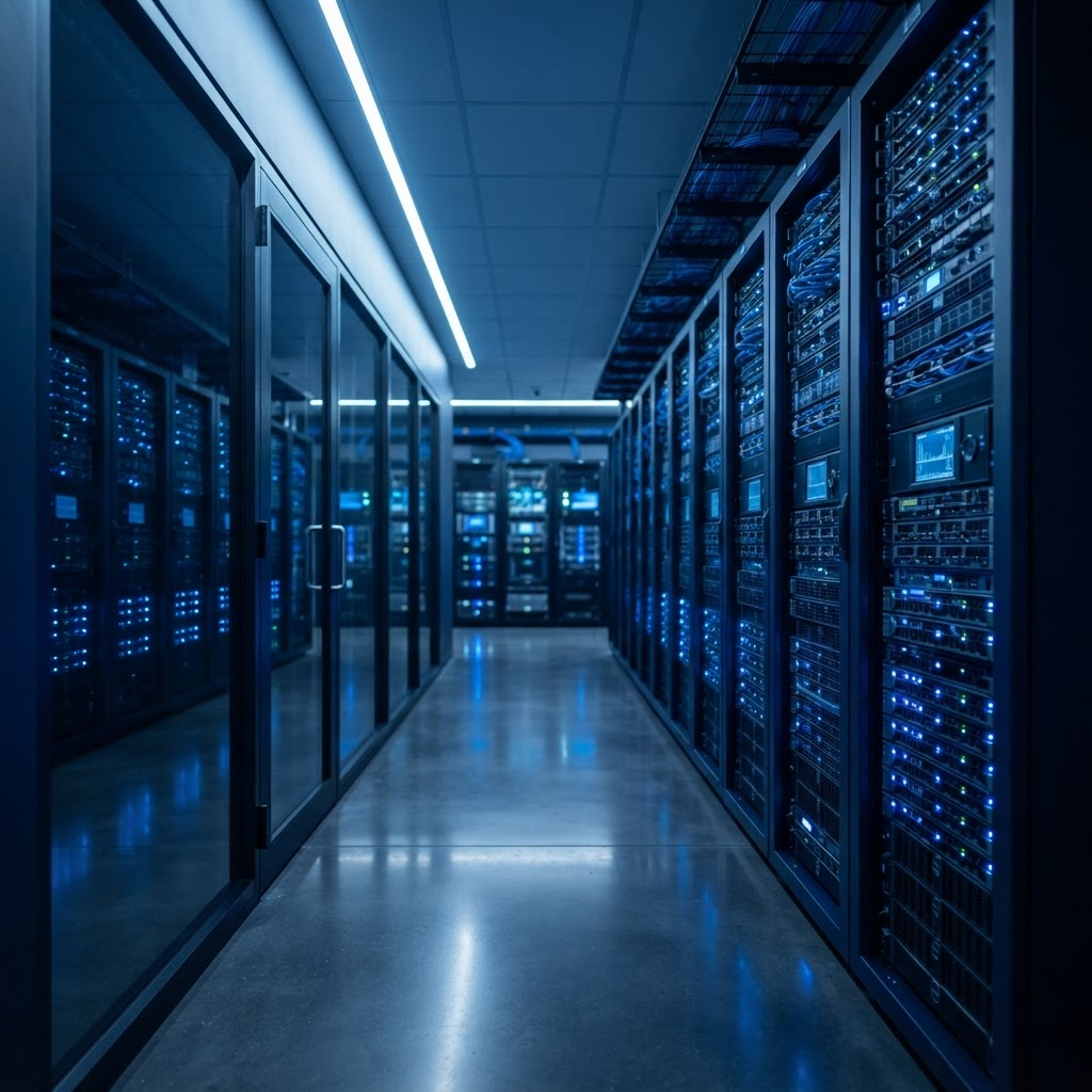 Enterprise Tier-4 data center server room hosting Japan VPS in Tokyo